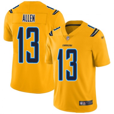 Los Angeles Chargers NFL Football Keenan Allen Gold Jersey Men Limited  #13 Inverted Legend->los angeles chargers->NFL Jersey